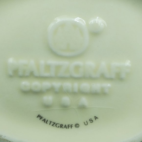 Pfaltzgraff Garden Party Creamer and Sugar Bowl with Lid Tulips Violets Leaves - Picture 7 of 7